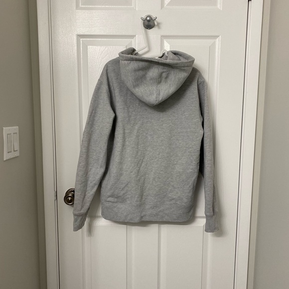 MAISON Kitsune Gray Handwriting Hoodie - Picture 2 of 4